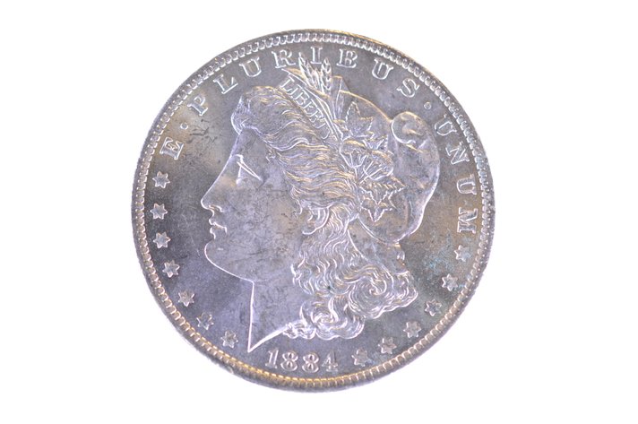 1884 Silver Morgan Dollar New Orleans