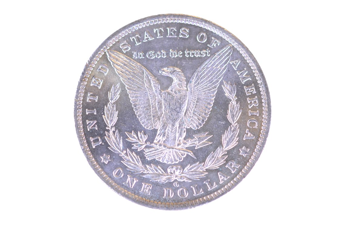 1884 Silver Morgan Dollar New Orleans, photo 2 of 2