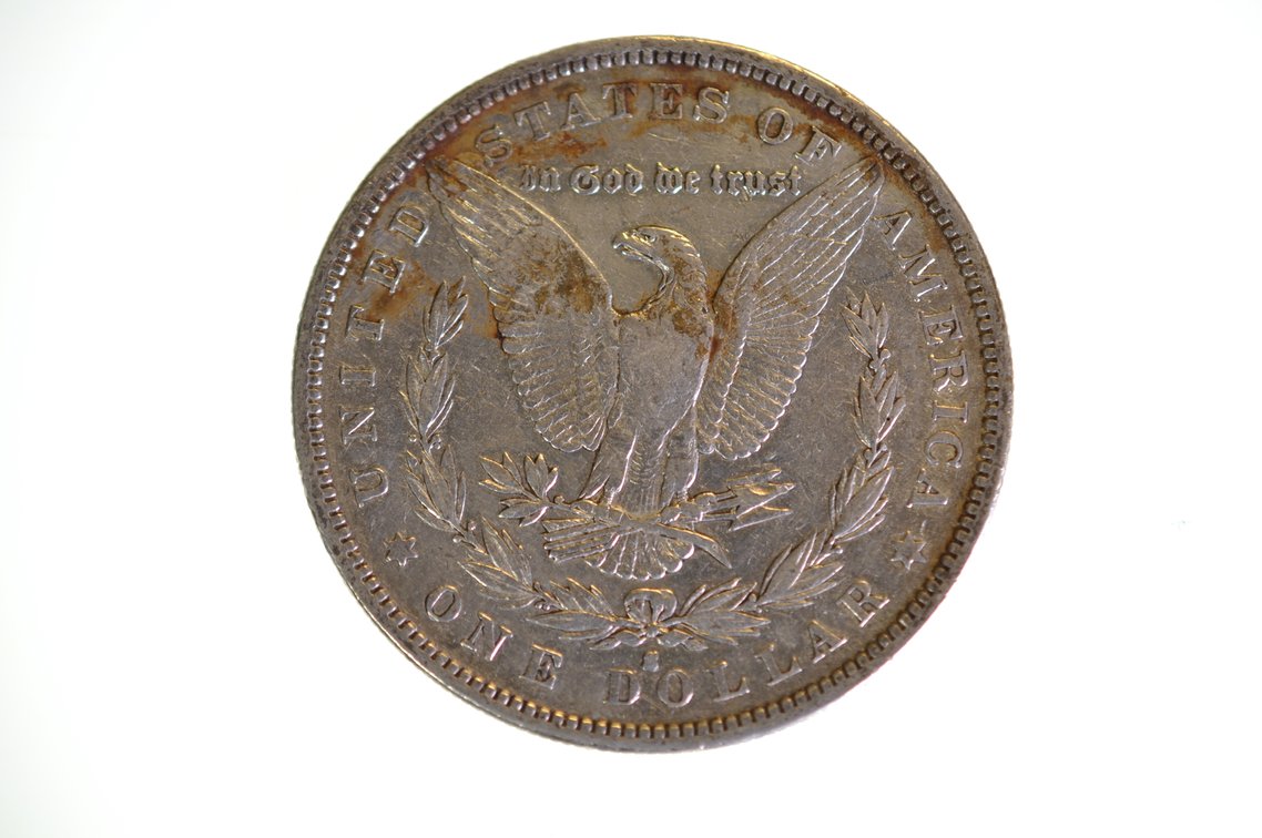 1884 SIlver Morgan Dollar San Francisco, photo 2 of 2