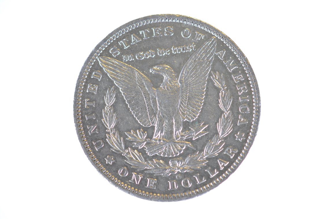 1885 Silver Morgan Dollar New Orleans, photo 2 of 2