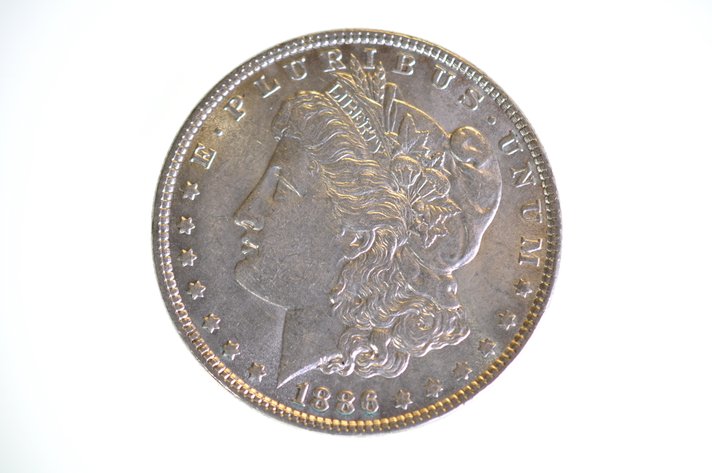 1886 Silver Morgan Dollar Philadelphia