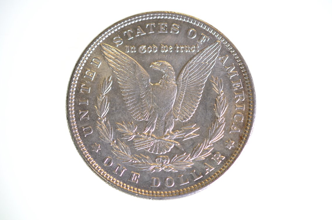 1886 Silver Morgan Dollar Philadelphia, photo 2 of 2