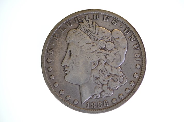 1886 Silver Morgan Dollar New Orleans
