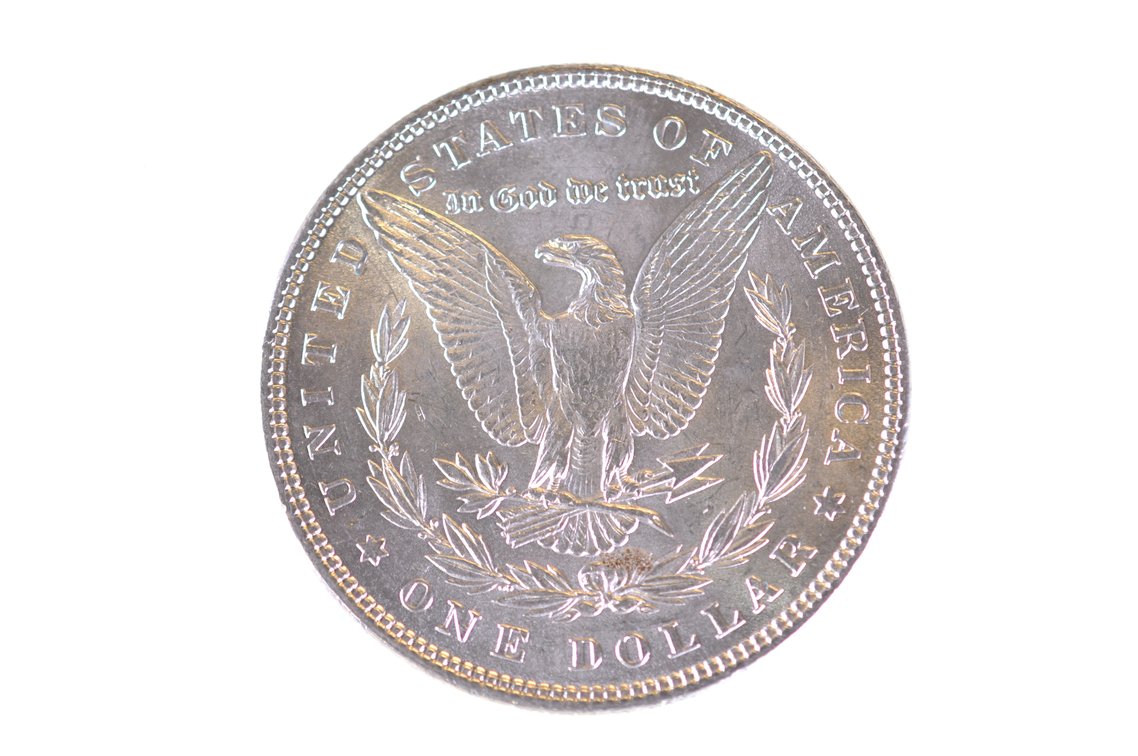 1885 Silver Morgan Dollar Philadelphia, photo 2 of 2