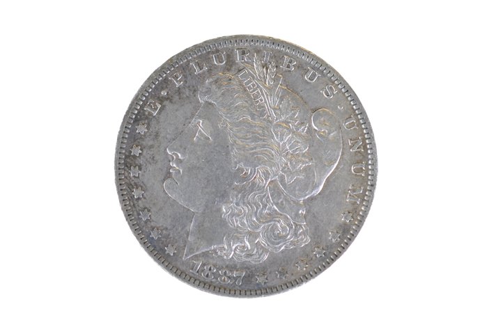 1887 Silver Morgan Dollar New Orleans