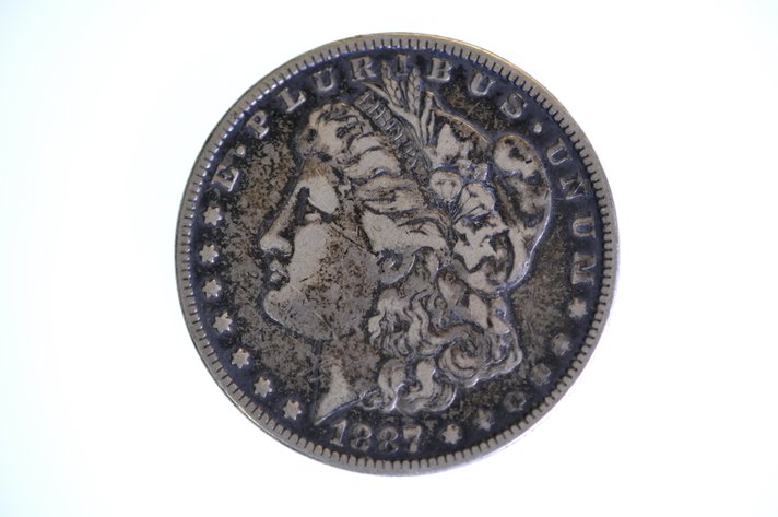 1887 Silver Morgan Dollar Philadelphia