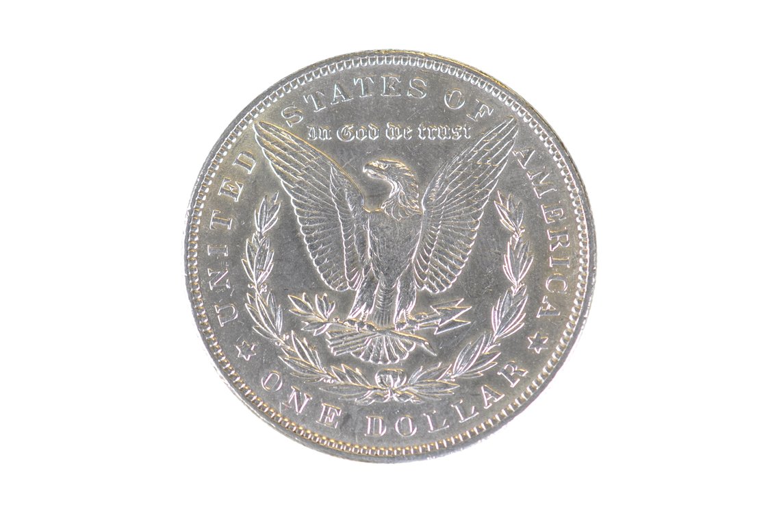 1888 Silver Morgan Dollar Philadelphia, photo 2 of 2