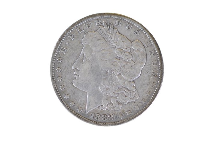 1888 Silver Morgan Dollar New Orleans