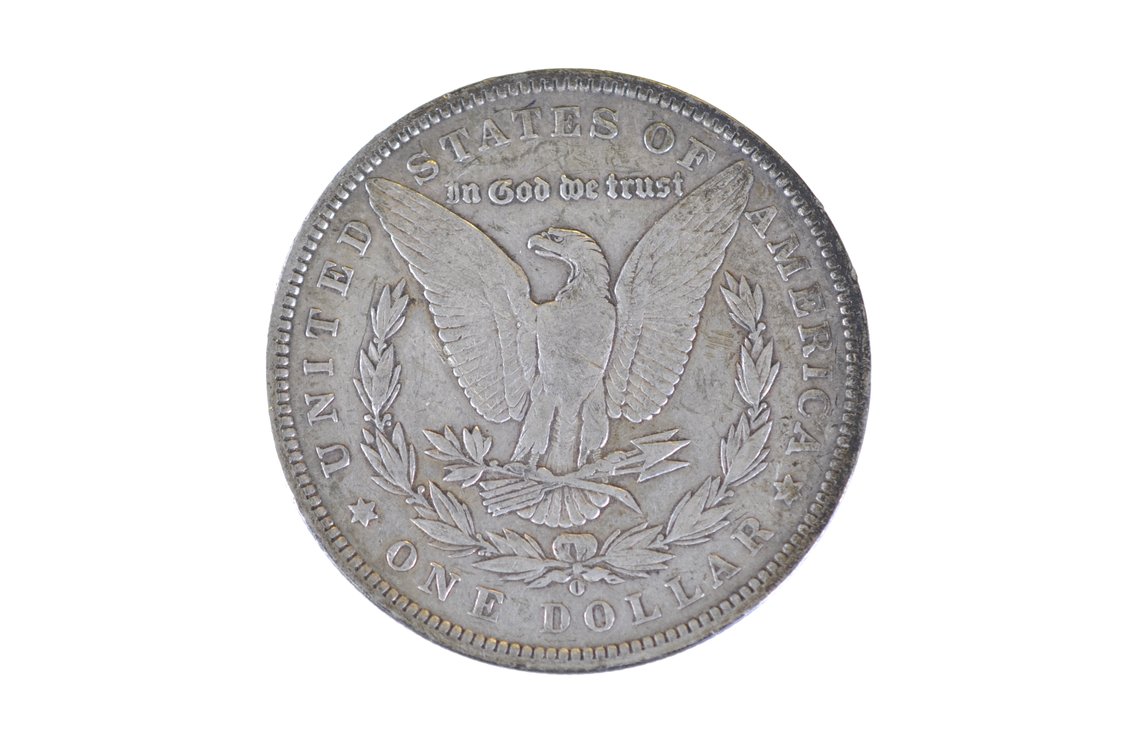 1888 Silver Morgan Dollar New Orleans, photo 2 of 2