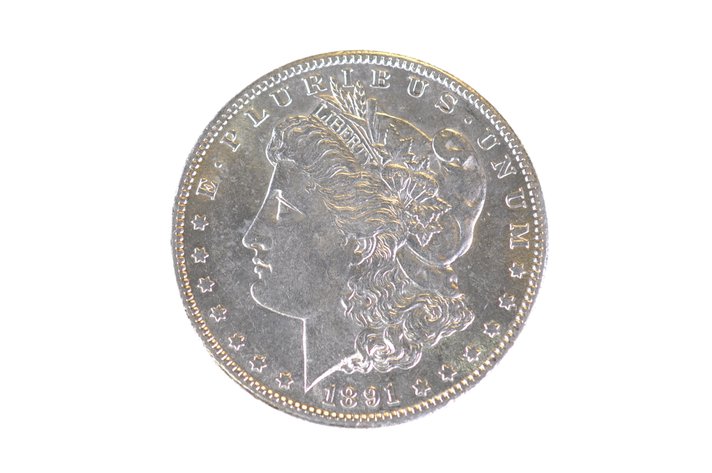 1891 Silver Morgan Dollar San Francisco