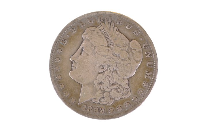 1892 Silver Morgan Dollar Carson City
