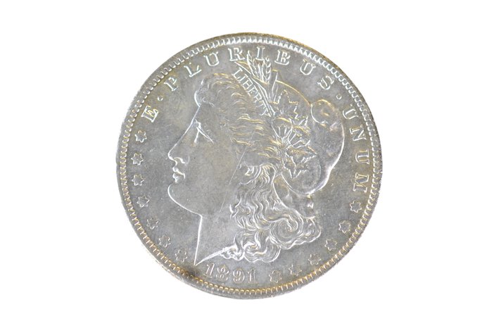 1891 Silver Morgan Dollar New Orleans