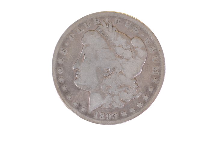 1893 Morgan Silver Dollar Carson City