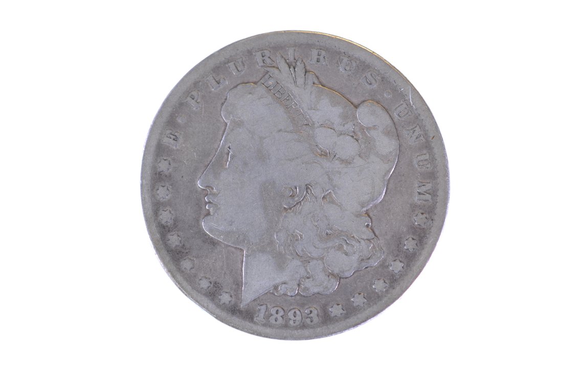 1893 Morgan Silver Dollar Carson City, photo 2 of 4