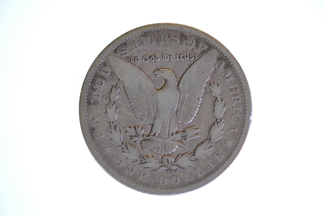 1893 Morgan Silver Dollar Carson City, photo 4 of 4
