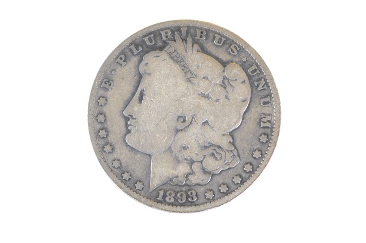 1893 Morgan Silver Dollar New Orleans