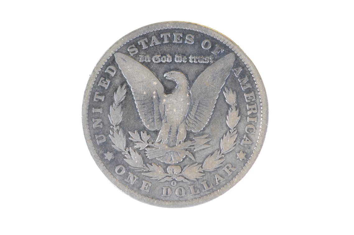1893 Morgan Silver Dollar New Orleans, photo 2 of 2