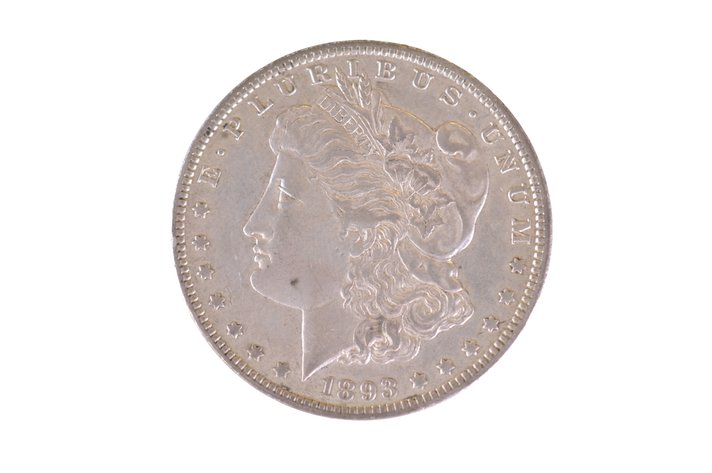 1893 Morgan Silver Dollar Philadelphia