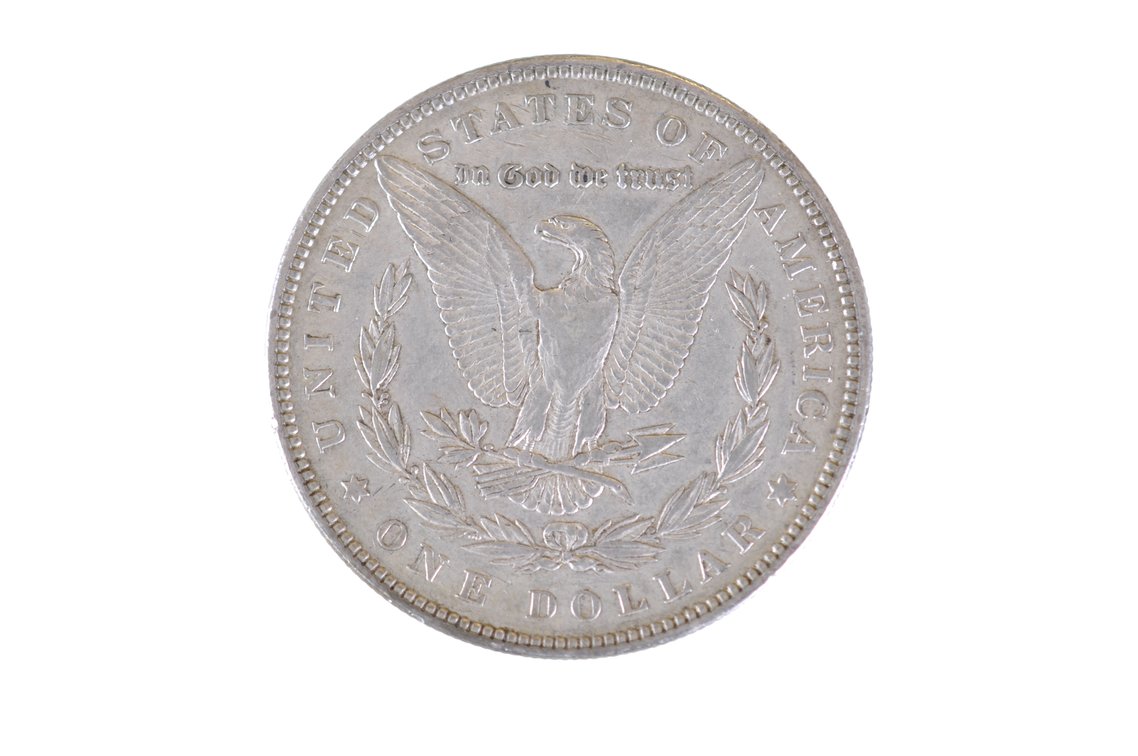 1893 Morgan Silver Dollar Philadelphia, photo 2 of 2