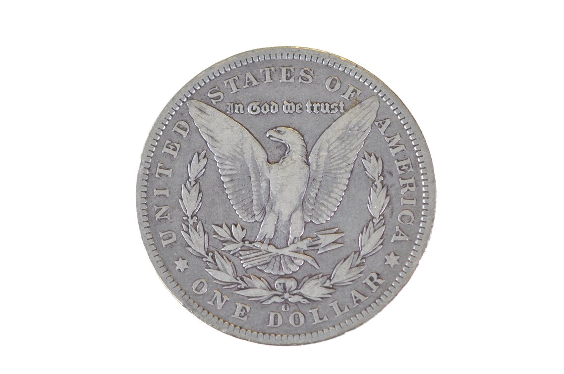 1894 Morgan Silver Dollar New Orleans, photo 2 of 2