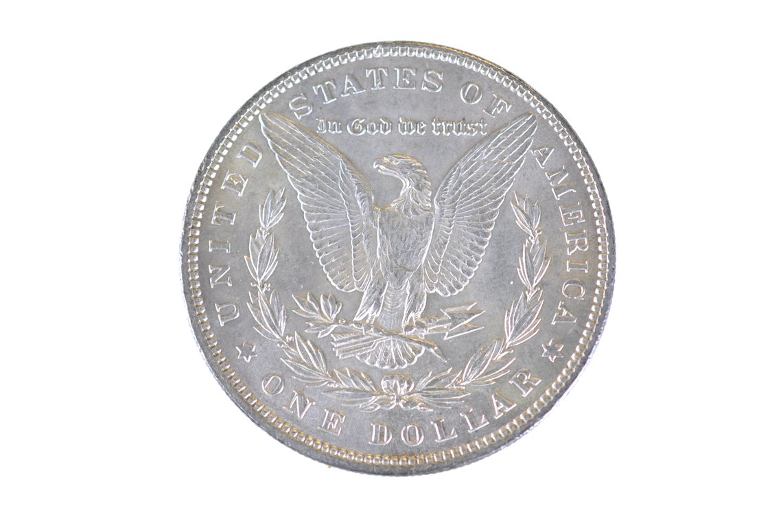1896 Morgan Silver Dollar Philadelphia, photo 2 of 2