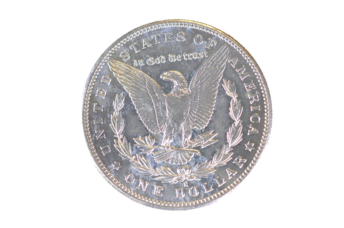 1897 Morgan Silver Dollar San Francisco, photo 2 of 2