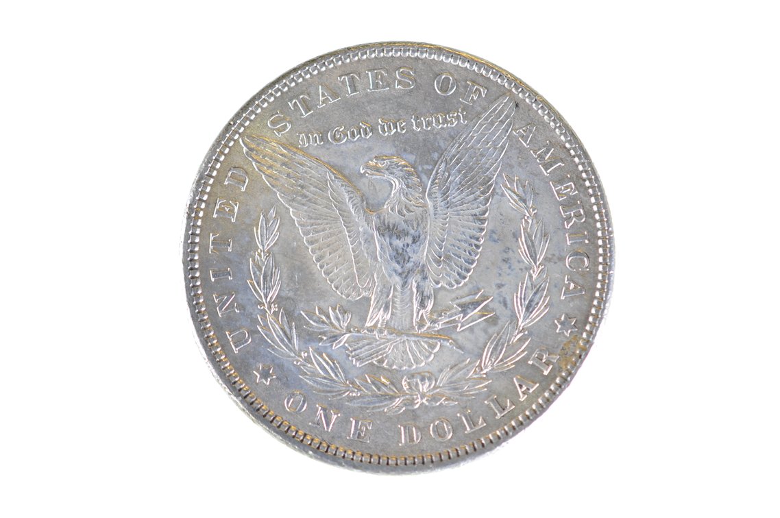 1897 Morgan Silver Dollar Philadelphia, photo 2 of 2