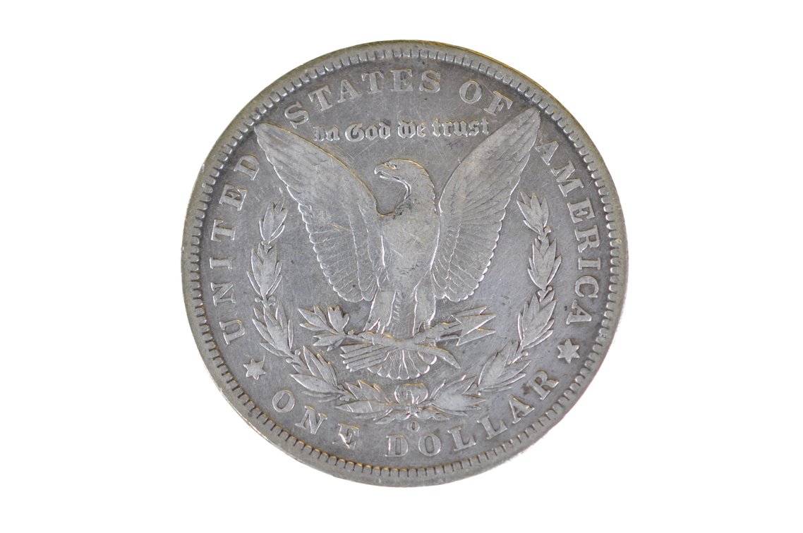 1897 Morgan Silver Dollar New Orleans, photo 2 of 2
