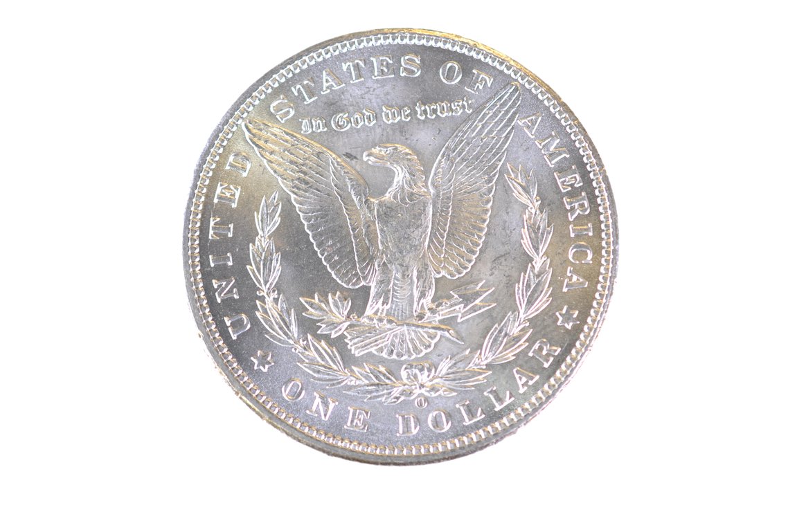 1898 Morgan Silver Dollar New Orleans, photo 3 of 3