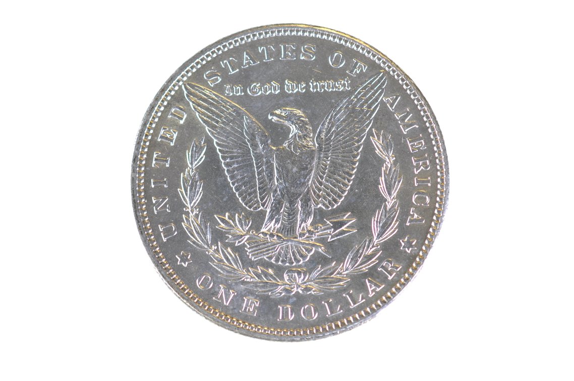 1900 Morgan Silver Dollar Philadelphia, photo 2 of 3