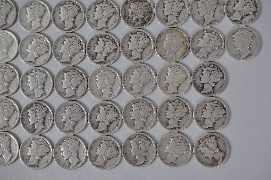 US Silver Dimes, photo 5 of 12