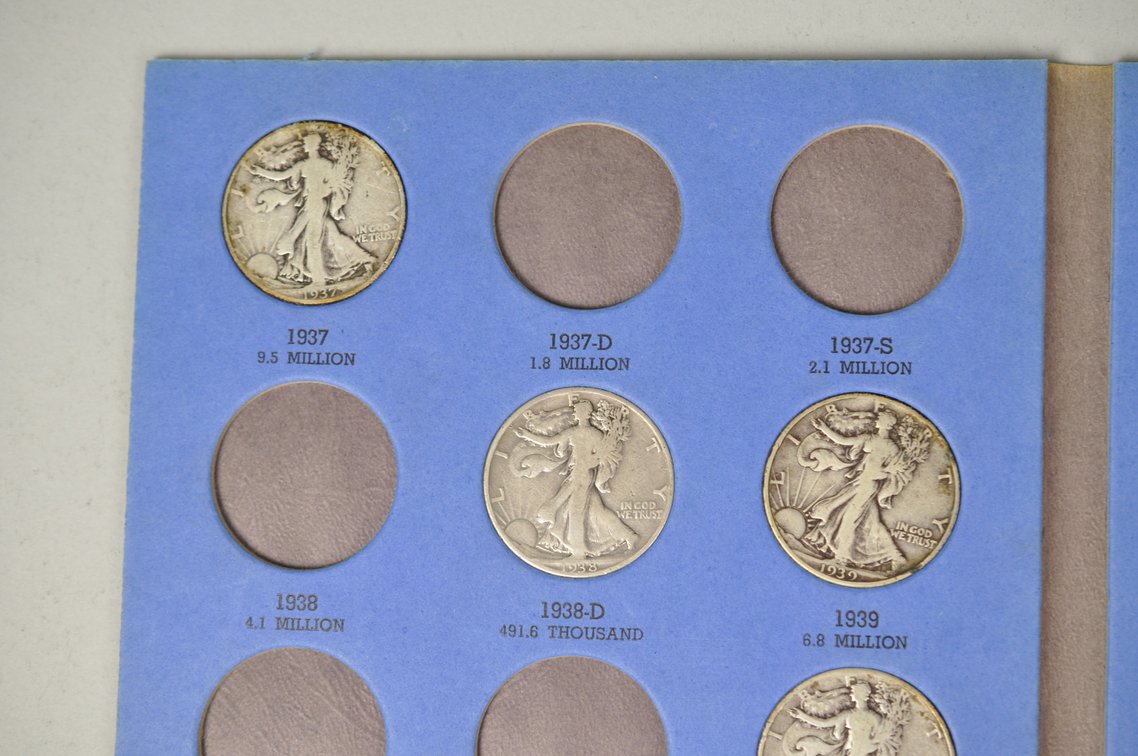Walking Liberty Halves Whitman Folder, photo 5 of 10