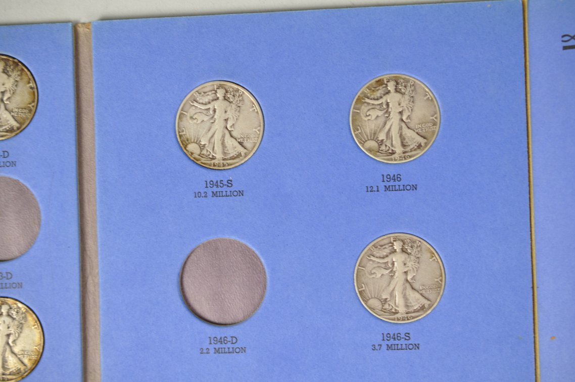 Walking Liberty Halves Whitman Folder, photo 9 of 10