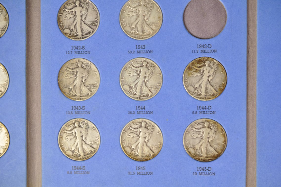 Walking Liberty Halves Whitman Folder, photo 8 of 10