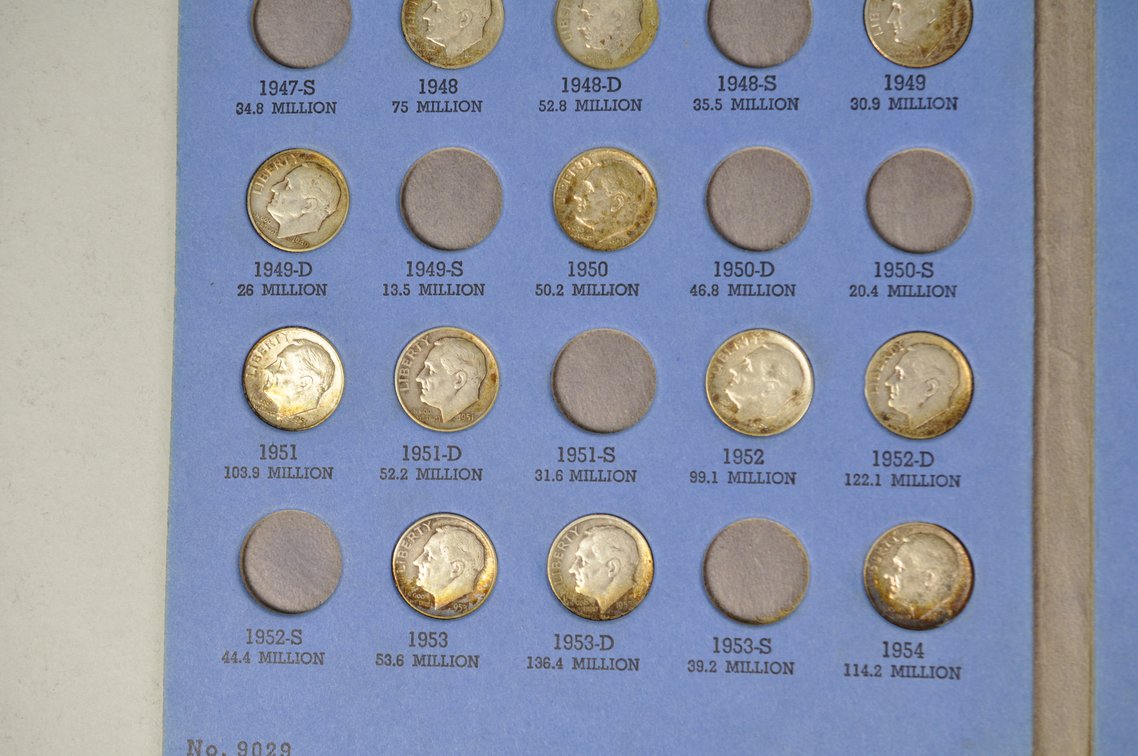 Roosevelt Dimes Whitman Folder, photo 5 of 10