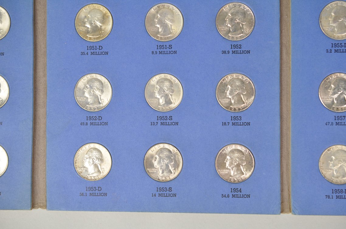1946-1959 Washington Quarters in Whitman Folder, photo 8 of 12