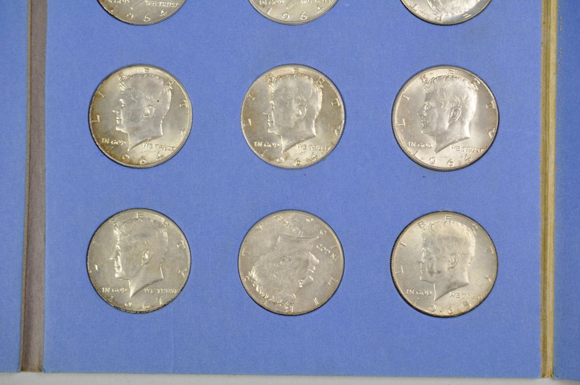 1936 to 1967 Silver Half Dollar Whitman Folder, photo 11 of 11