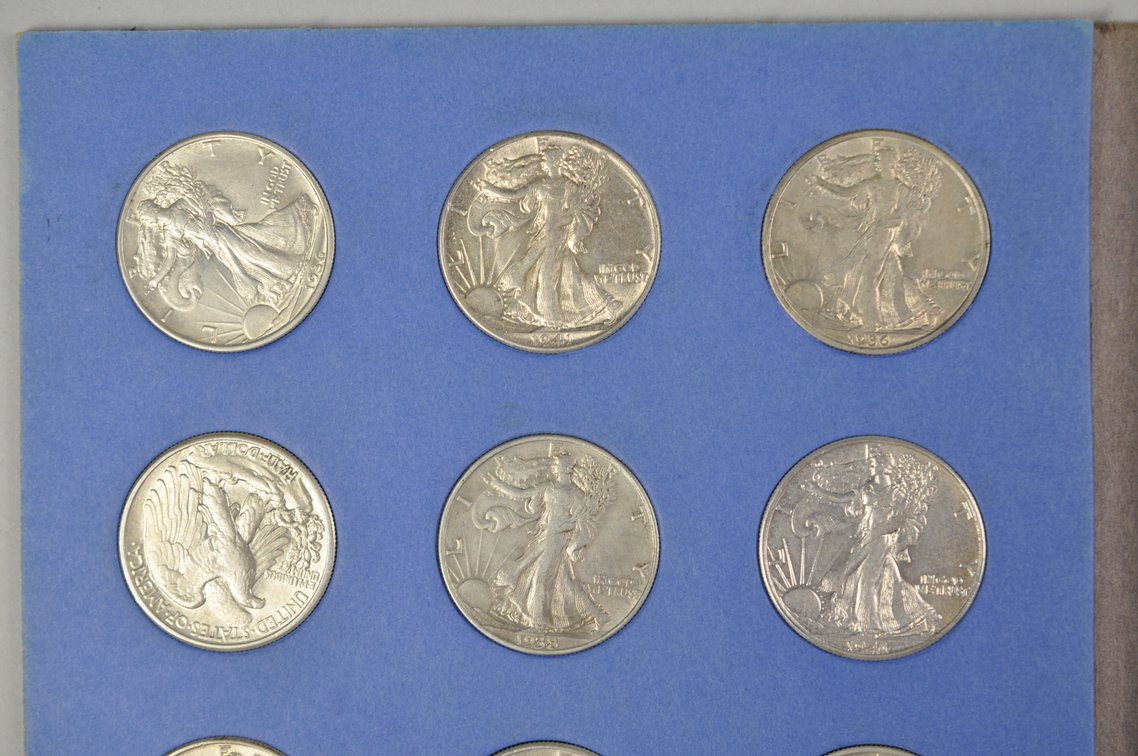 1936 to 1967 Silver Half Dollar Whitman Folder, photo 4 of 11