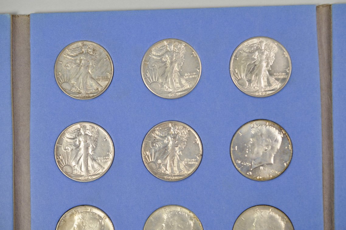 1936 to 1967 Silver Half Dollar Whitman Folder, photo 6 of 11