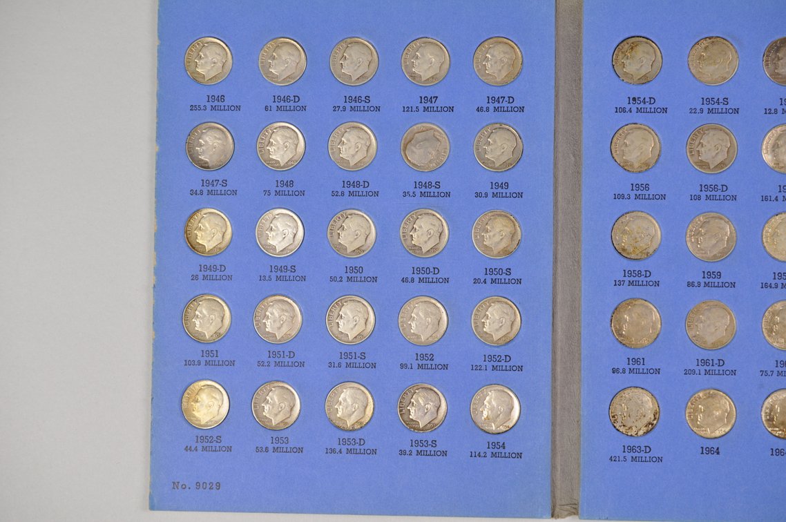 1946-1979 Roosevelt Dimes Whitman Folder, photo 3 of 11