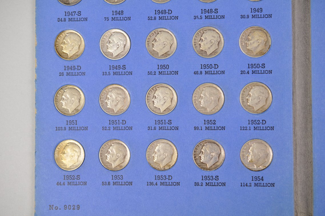 1946-1979 Roosevelt Dimes Whitman Folder, photo 5 of 11