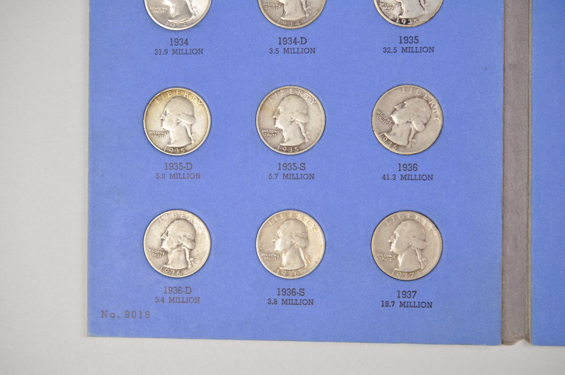 1932-1945 Washington Quarters Whitman Folder, photo 5 of 11