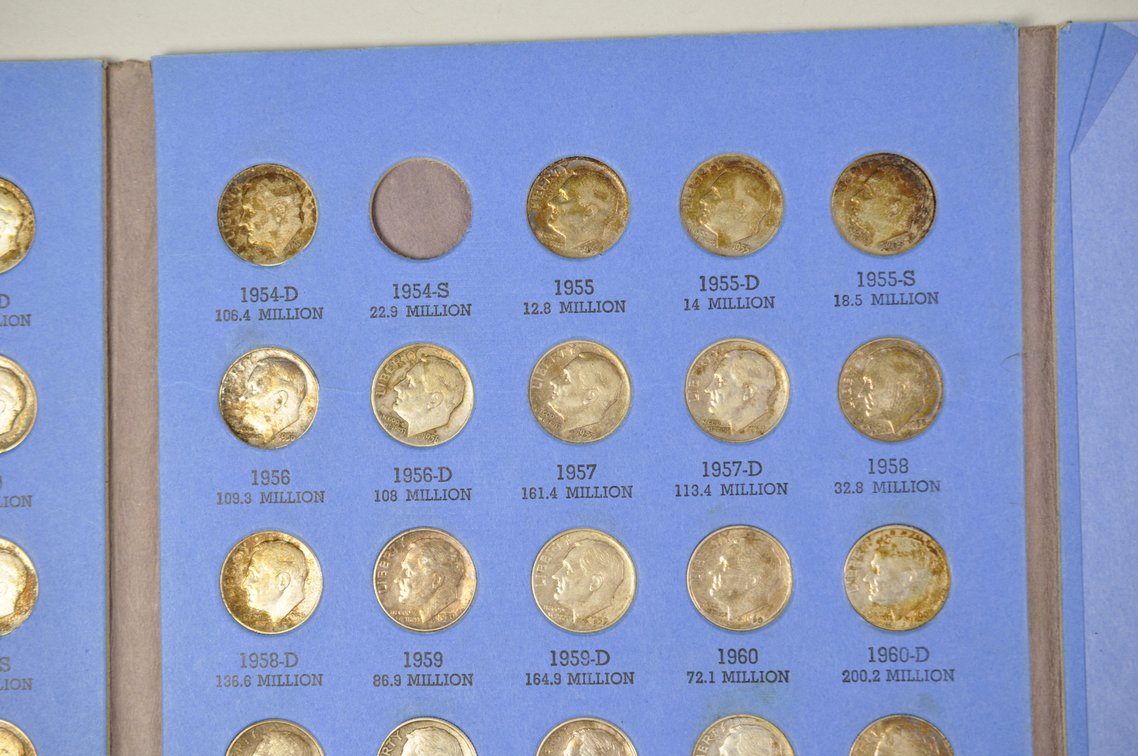 1946-1964 Roosevelt Dimes Whitman Folder, photo 7 of 9
