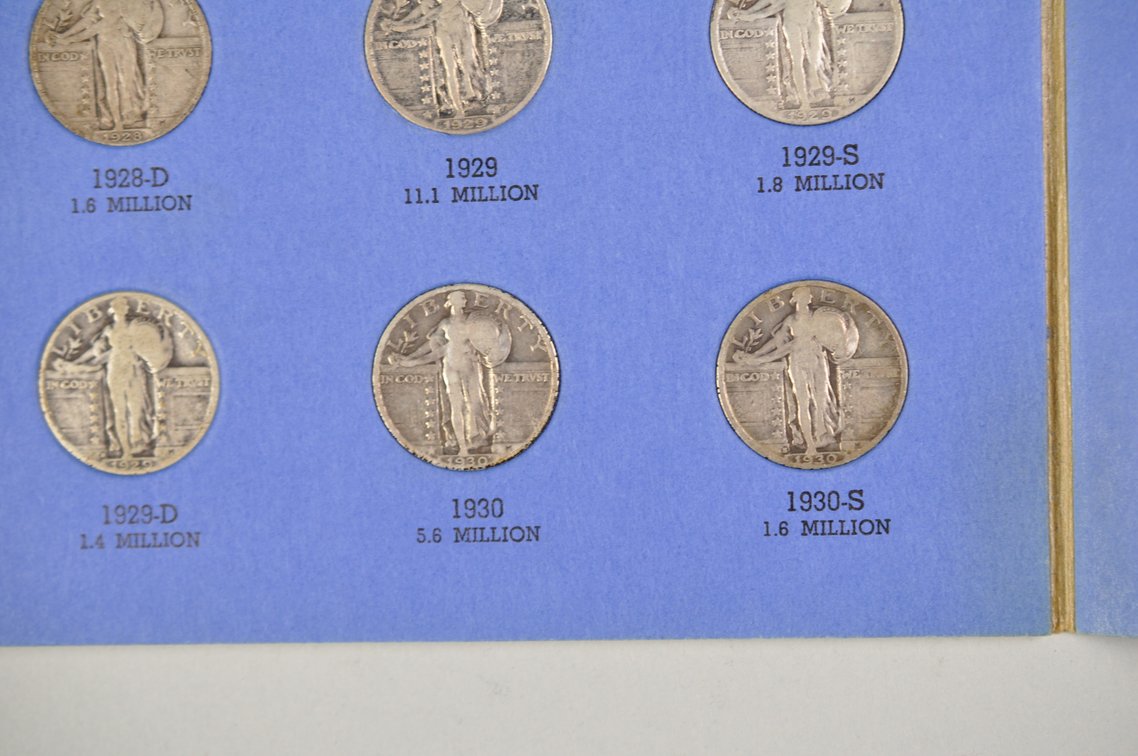 1916-1930 Standing Liberty Quarter Whitman Folder, photo 11 of 11
