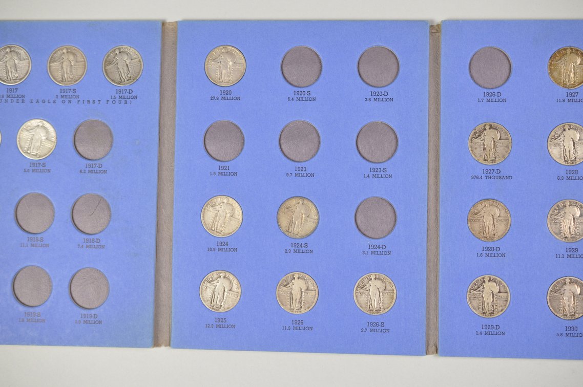 1916-1930 Standing Liberty Quarter Whitman Folder, photo 6 of 11