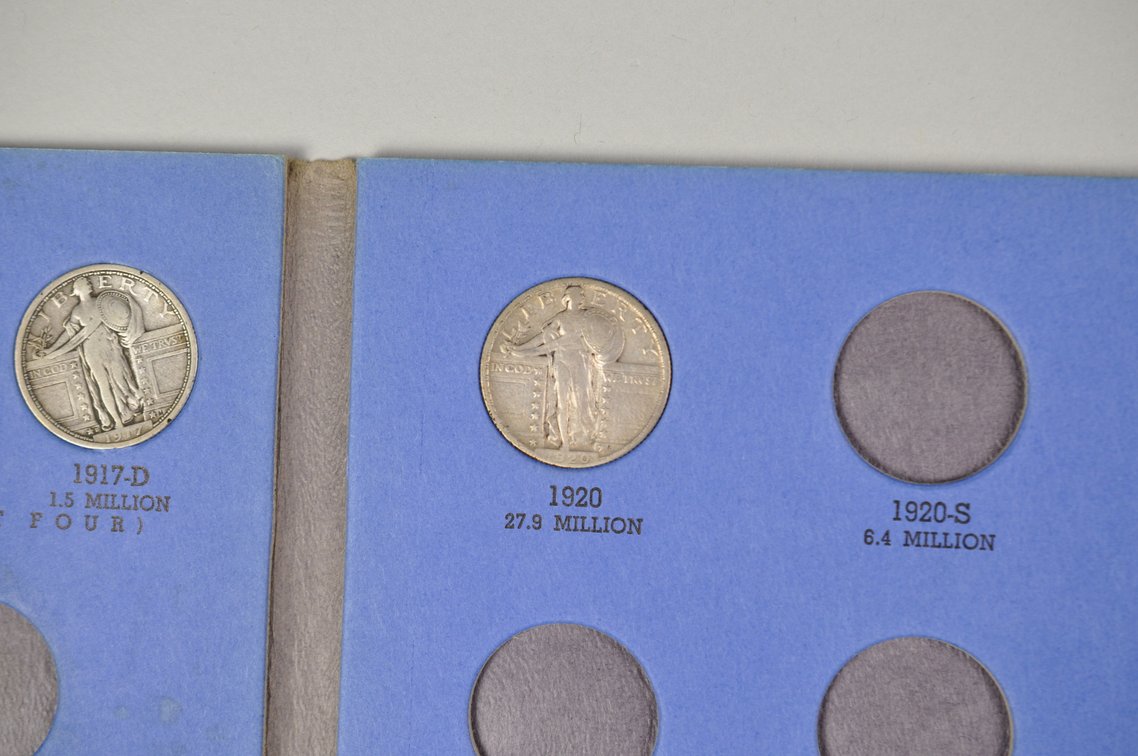 1916-1930 Standing Liberty Quarter Whitman Folder, photo 7 of 11