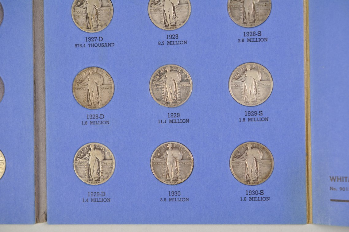 1916-1930 Standing Liberty Quarter Whitman Folder, photo 10 of 11