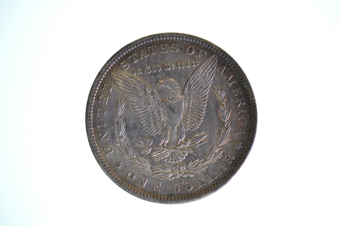 1879 Silver Morgan Dollar New Orleans, photo 2 of 2