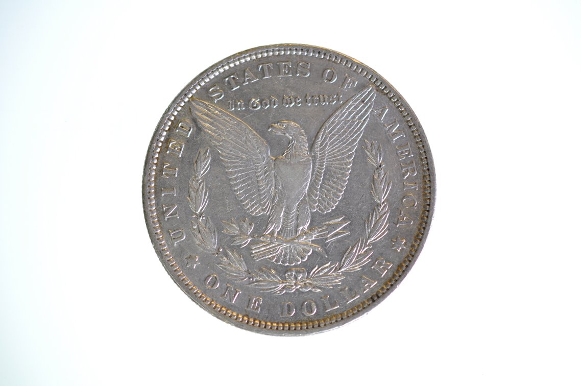 1879 Silver Morgan Dollar Philadelphia, photo 2 of 2