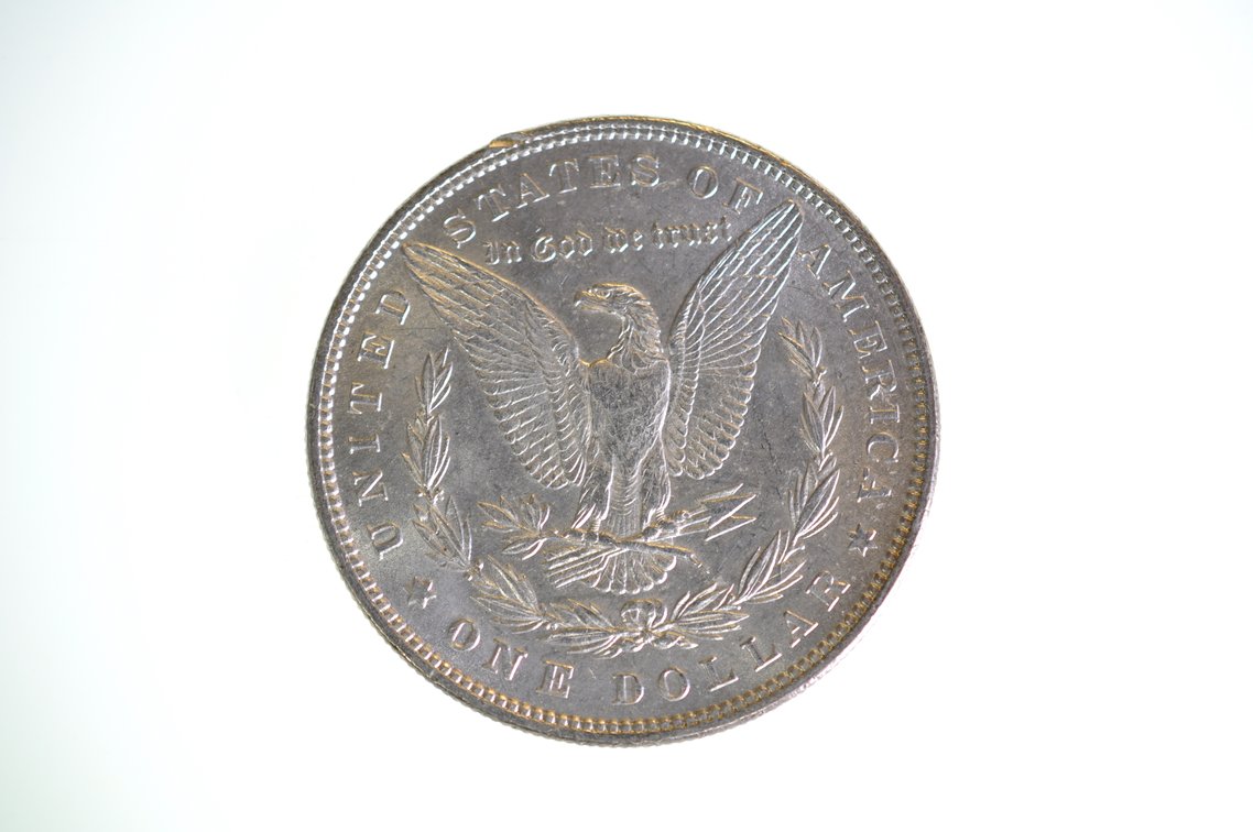 1880 Silver Morgan Dollar Philadelphia, photo 2 of 2